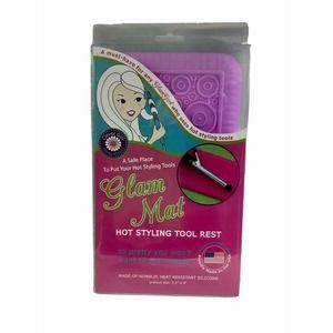 Glam Mat Hot Styling Tool Rest New Hot Pink Glam NIB Ships Free